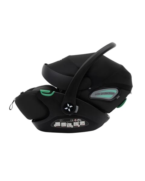 Коляска 3 в 1 Agex Prima Pro 2025, Green (Зеленый) + Автокресло Agex i-Safe (0-13 кг), Black (Черный)