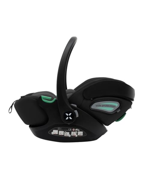 Коляска 3 в 1 Agex Prima Pro 2025, Green (Зеленый) + Автокресло Agex i-Safe (0-13 кг), Black (Черный)