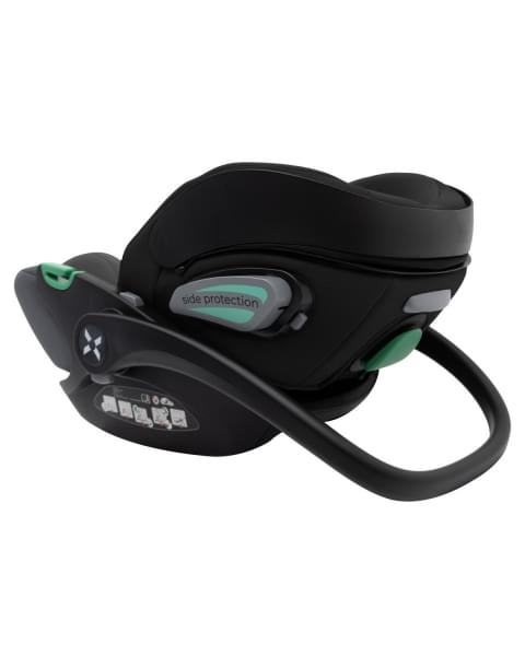 Коляска 3 в 1 Agex Prima Pro 2025, Green (Зеленый) + Автокресло Agex i-Safe (0-13 кг), Black (Черный)