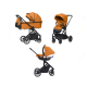 Коляска 3 в 1 Carrello Alfa CRL-6508 / 2023, Sunrise Orange (Оранжевый)