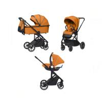 Коляска 3 в 1 Carrello Alfa CRL-6508 / 2023, Sunrise Orange (Оранжевый)
