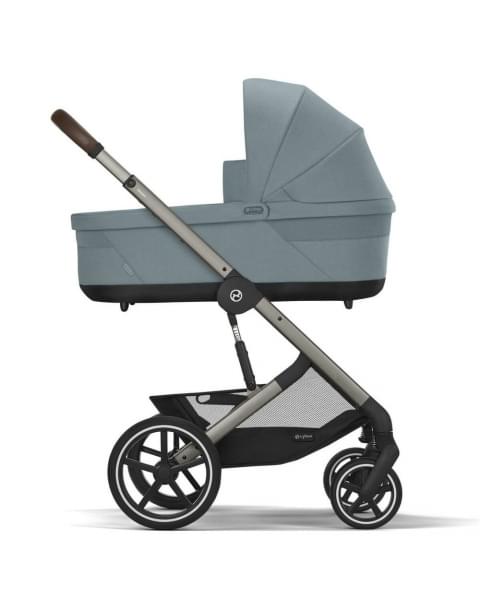 Коляска 3 в 1 Cybex Balios S Lux 2025 цвет Stormy Blue + Автокресло Aton B2