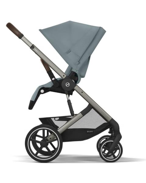 Коляска 3 в 1 Cybex Balios S Lux 2025 цвет Stormy Blue + Автокресло Aton B2