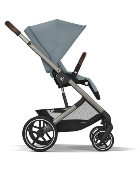 Коляска 3 в 1 Cybex Balios S Lux 2025 цвет Stormy Blue + Автокресло Aton B2