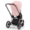Коляска 3 в 1 Cybex Priam IV Rosegold и автокресло Cloud G i-Size Lava Grey Peach Pink