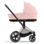 Коляска 3 в 1 Cybex Priam IV Rosegold и автокресло Cloud G i-Size Lava Grey Peach Pink
