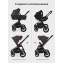 Коляска 3 в 1 Mowbaby Zoom PU Shine brown
