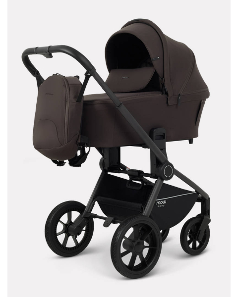 Коляска 3 в 1 Mowbaby Zoom PU Shine brown