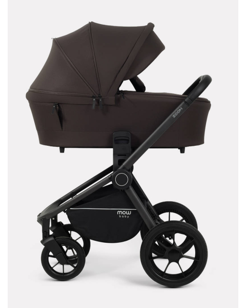 Коляска 3 в 1 Mowbaby Zoom PU Shine brown