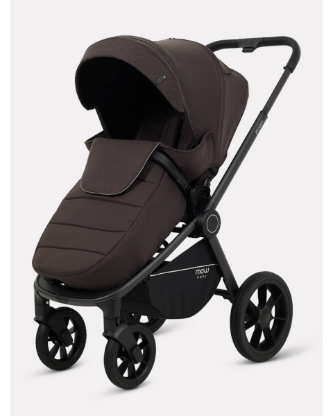 Коляска 3 в 1 Mowbaby Zoom PU Shine brown