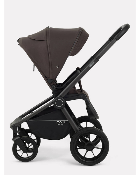 Коляска 3 в 1 Mowbaby Zoom PU Shine brown