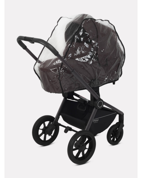 Коляска 3 в 1 Mowbaby Zoom PU Shine brown