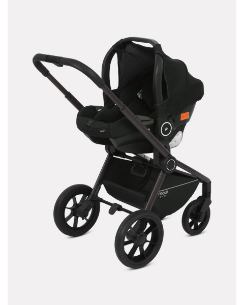 Коляска 3 в 1 Mowbaby Zoom PU Shine brown