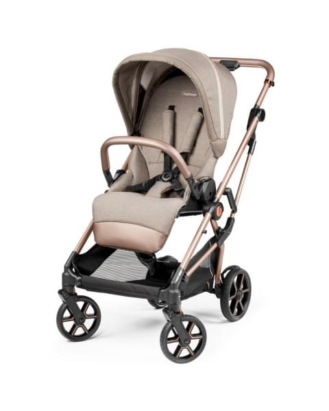 Коляска 3 в 1 Peg Perego Vivace Flex Lounge, Mon Amour (Светло-коричневый)