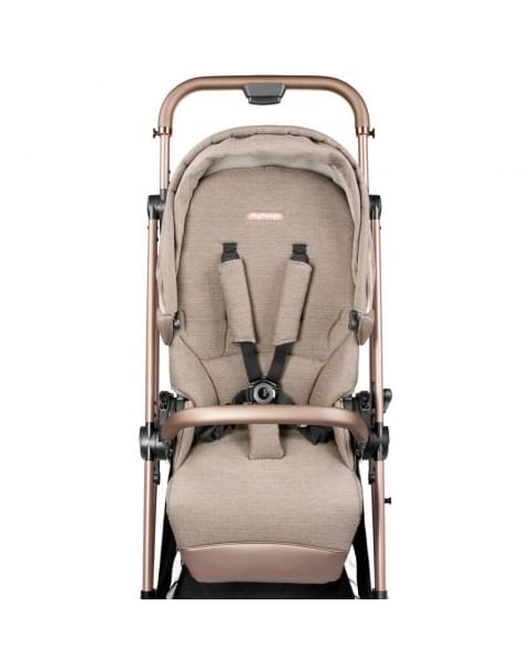 Коляска 3 в 1 Peg Perego Vivace Flex Lounge, Mon Amour (Светло-коричневый)