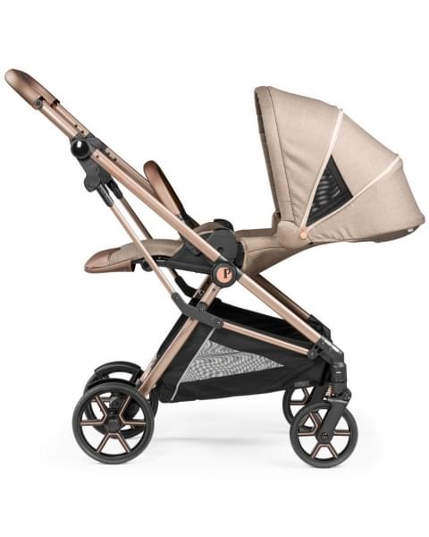 Коляска 3 в 1 Peg Perego Vivace Flex Lounge, Mon Amour (Светло-коричневый)