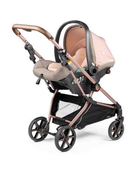 Коляска 3 в 1 Peg Perego Vivace Flex Lounge, Mon Amour (Светло-коричневый)