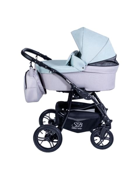 Коляска 3 в 1 Sweet Baby Vita, Turquois (Бирюзовый)