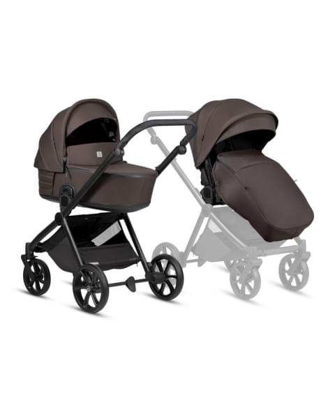Коляска 3 в 1 Tutis Mio 3+ NEW Essential, Coffee Brown (024)