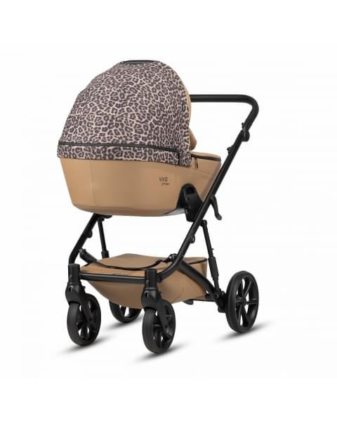 Коляска 3 в 1 Tutis Viva 6+ Leather Wild Elegance, Savannah Brwon (323)