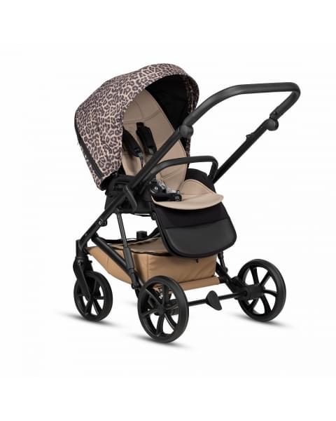 Коляска 3 в 1 Tutis Viva 6+ Leather Wild Elegance, Savannah Brwon (323)