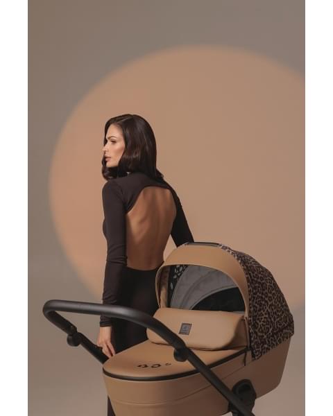 Коляска 3 в 1 Tutis Viva 6+ Leather Wild Elegance, Savannah Brwon (323)