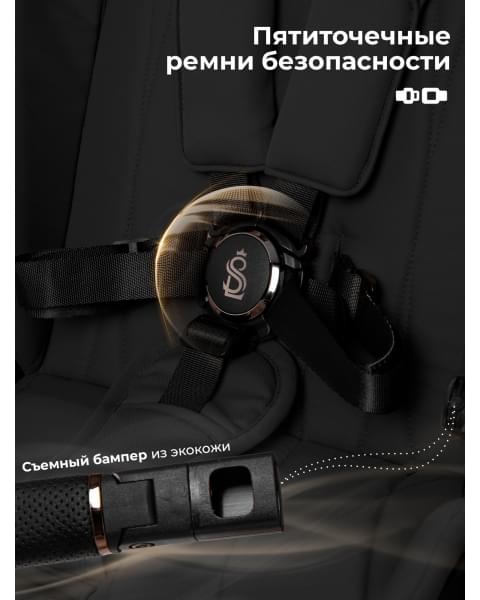 Коляска Sweet Baby 3в1 SBL Elegante Therma Black