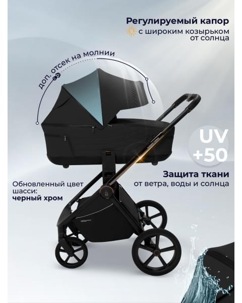 Коляска Sweet Baby 3в1 SBL Elegante Therma Black