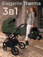 Коляска Sweet Baby 3в1 SBL Elegante Therma Green