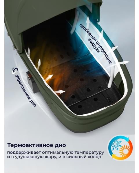 Коляска Sweet Baby 3в1 SBL Elegante Therma Green