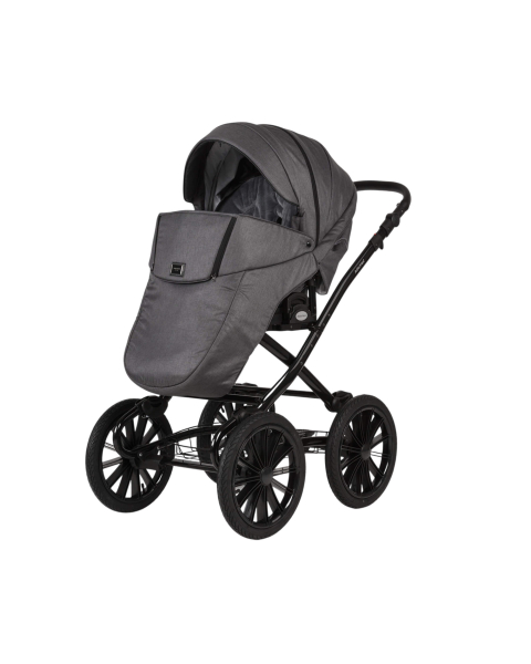 Детская коляска Adamex Chantal Retro 2 в 1 C-TK66A (Т.СЕРАЯ)