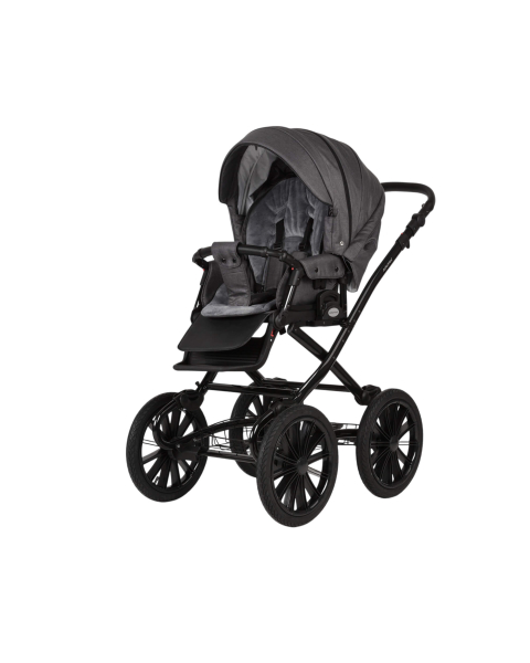 Детская коляска Adamex Chantal Retro 2 в 1 C-TK66A (Т.СЕРАЯ)