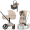 Коляска 4 в 1 Cybex Priam V Rosegold Style Cozy Beige + Cloud T Cozy Beige Plus Base T
