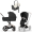 Коляска 4 в 1 Cybex Priam V Rosegold Style Sepia Black + Cloud T Off White Plus Base T