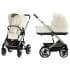 Коляска Cybex Talos S Lux TPE complete 2 в 1 Seashell Beige с дождевиками