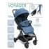 Коляска прогулочная Amarobaby Voyager, Синий
