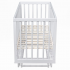 Кроватка детская продольный маятник Pituso Mirage Белый-белый
