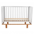 Кроватка детская продольный маятник Pituso Mirage Белый-бук