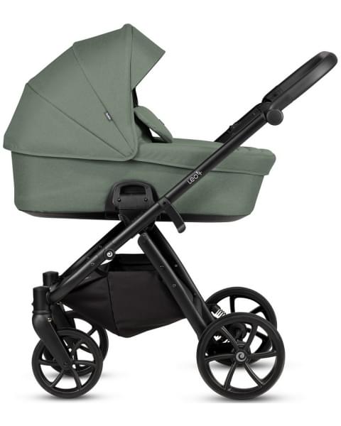 Детская коляска Tutis Leo 3 Plus 3 в 1 с автокреслом Elo Lux EduSky Black 15822039 Sage