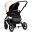Детская коляска 3 в 1 Tutis Leo 3+ с автокреслом Beno Beige (228) Caramel