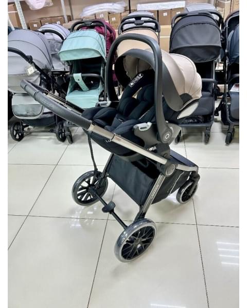Модульная коляска 3в1 Luxmom 888X коричневый