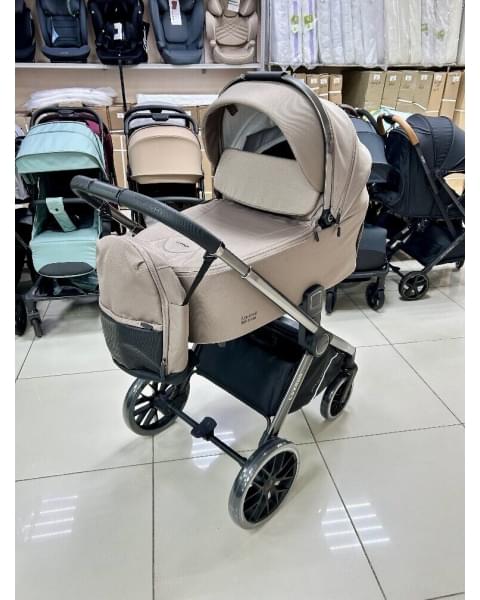Модульная коляска 3в1 Luxmom 888X коричневый