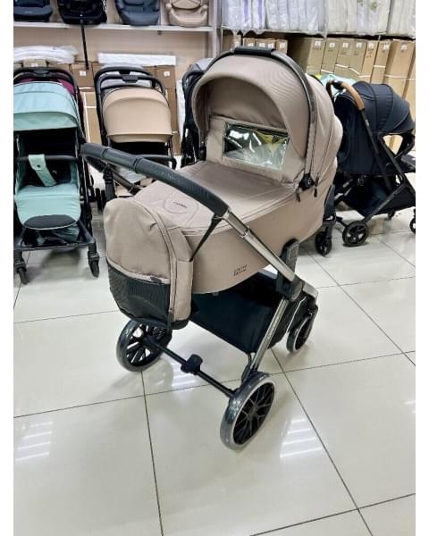 Модульная коляска 3в1 Luxmom 888X коричневый