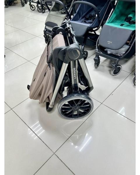 Модульная коляска 3в1 Luxmom 888X коричневый