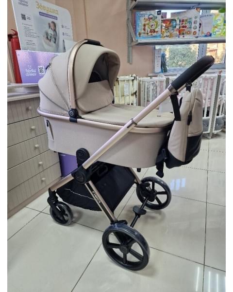 Модульная коляска 3в1 Luxmom FIMOS 999 бежевый