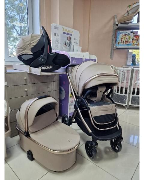 Модульная коляска 3в1 Luxmom FIMOS 999 бежевый