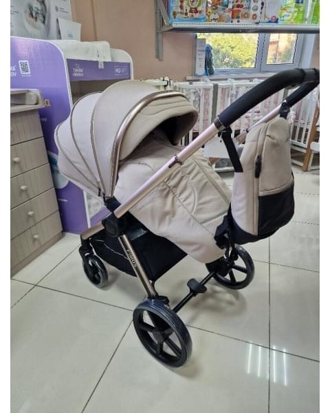 Модульная коляска 3в1 Luxmom FIMOS 999 бежевый