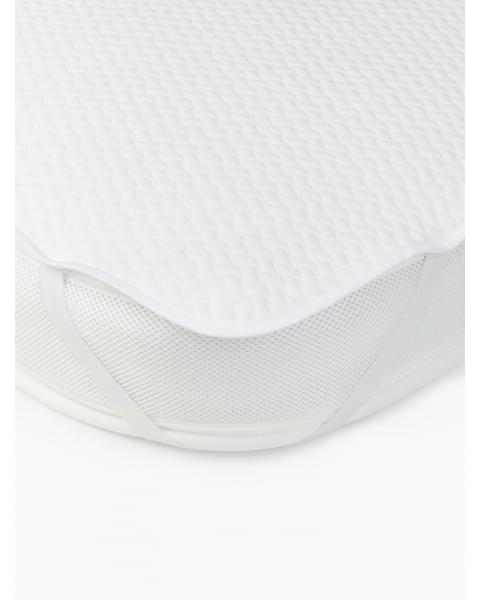 Наматрасник на резинках Happy Baby (120х60 см), White (Белый)