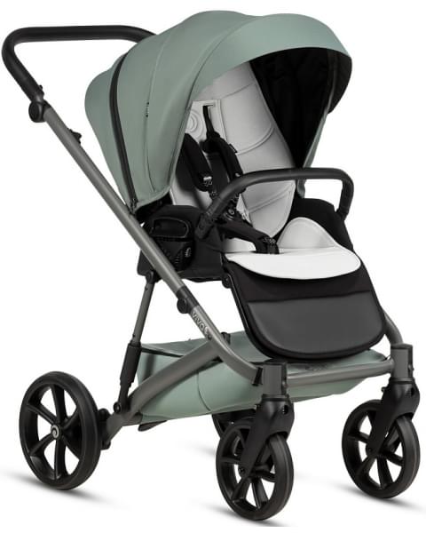 Детская коляска Tutis Viva 6 Plus Essential 3 в 1 с автокреслом Elo Lux EduSky Black 1612039 Sage