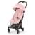 Прогулочная коляска Cybex Coya Peach Pink с дождевиком и бампером/Rosegold